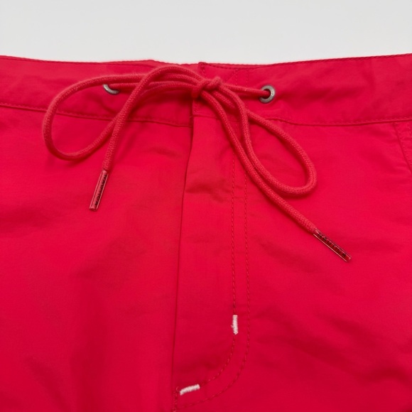 Nautica Women’s Pink Nylon Drawstring Skirt XL Deep Zipper Pocket Front Closure - Picture 2 of 7